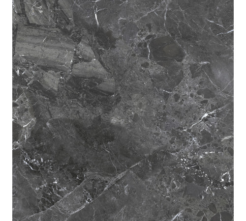 Керамогранит Delacora 6060GRY99 Greiny Dark Sugar 60x60 черный лаппатированный под камень