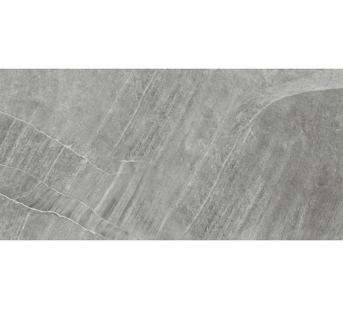 Керамогранит Delacora D120204M Rock Steel 60x120 серый матовый / карвинг под камень