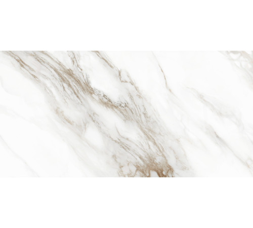 Керамогранит Delacora D120210M Calacatta Andrea 60x120 белый матовый / карвинг под мрамор
