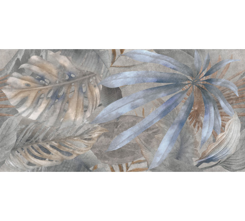 Керамогранит New Trend D120240G Багамы Флористика темный / Bahamas Floristry Dark 60×120