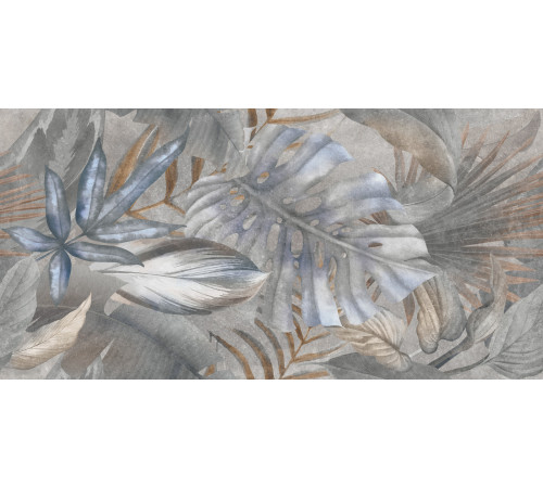 Керамогранит New Trend D120240G Багамы Флористика темный / Bahamas Floristry Dark 60×120