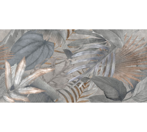 Керамогранит New Trend D120240G Багамы Флористика темный / Bahamas Floristry Dark 60×120