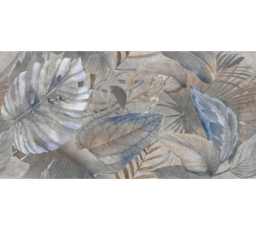 Керамогранит New Trend D120240G Багамы Флористика темный / Bahamas Floristry Dark 60×120