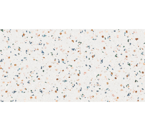 Керамогранит Delacora D12047M Arts Color 60x120 белый матовый под терраццо