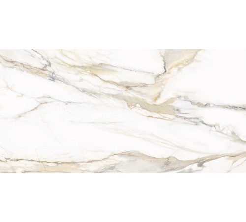 Керамогранит Delacora D12054M Omega Gold 60x120 белый матовый под мрамор