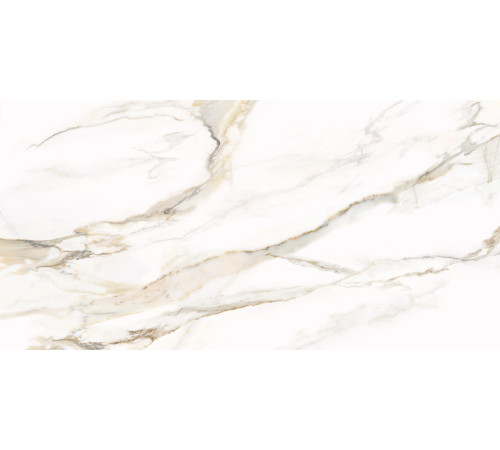 Керамогранит Delacora D12054M Omega Gold 60x120 белый матовый под мрамор