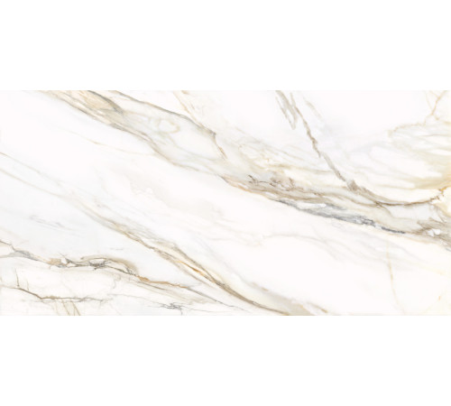 Керамогранит Delacora D12054M Omega Gold 60x120 белый матовый под мрамор