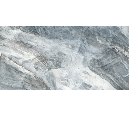 Керамогранит Delacora D12056M Waterfall Blue 60x120 серо-голубой матовый под камень / мрамор
