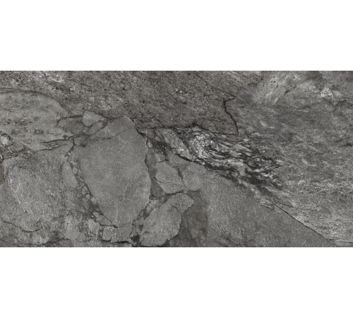 Керамогранит Delacora D30005M Slate Graphite 30x60 графит матовый карвинг под камень