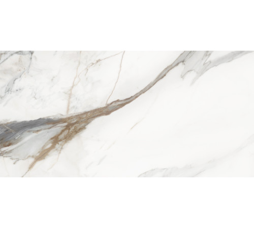 Керамогранит Delacora D30020M Carrara Cersei 30x60 белый / серый матовый карвинг под мрамор