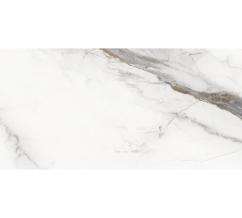 Керамогранит Delacora D30020M Carrara Cersei 30x60 белый / серый матовый карвинг под мрамор