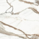 Керамогранит New Trend D60209M Calacatta Premium 60x60 белый / коричневый матовый / карвинг под мрамор