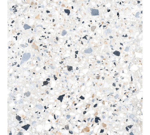 Керамогранит Alma Ceramica GFA57TRZ07L Terrazzo 57x57 белый лаппатированный под камень