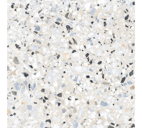 Керамогранит Alma Ceramica GFA57TRZ07L Terrazzo 57x57 белый лаппатированный под камень