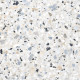 Керамогранит Alma Ceramica GFA57TRZ07L Terrazzo 57x57 белый лаппатированный под камень