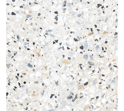 Керамогранит Alma Ceramica GFA57TRZ07L Terrazzo 57x57 белый лаппатированный под камень
