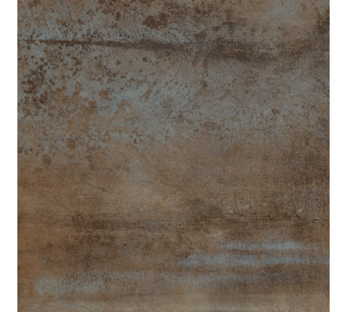 Керамогранит Alma Ceramica GFU04OXD40R Oxide 60x60 голубой / коричневый сахарный под металл