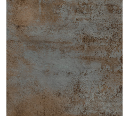Керамогранит Alma Ceramica GFU04OXD40R Oxide 60x60 голубой / коричневый сахарный под металл