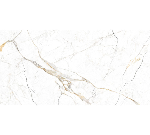 Керамогранит Alma Ceramica GFU60120RKL04R Rock Line 60x120 белый глазурованный матовый / противоскользящий под камень