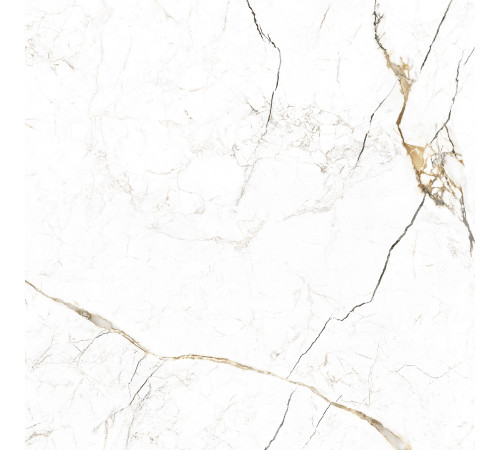 Керамогранит Alma Ceramica GFU6060RKL04R Rock Line 60x60 белый глазурованный матовый / противоскользящий под мрамор