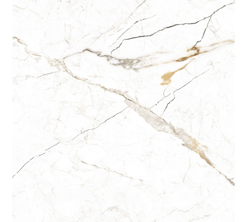 Керамогранит Alma Ceramica GFU6060RKL04R Rock Line 60x60 белый глазурованный матовый / противоскользящий под мрамор