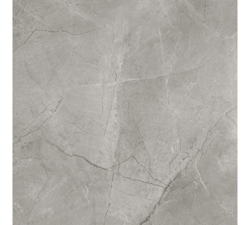 Керамогранит Alma Ceramica GFU6060RKL77R Rock Line 60x60 серый глазурованный матовый / карвинг / противоскользящий под камень