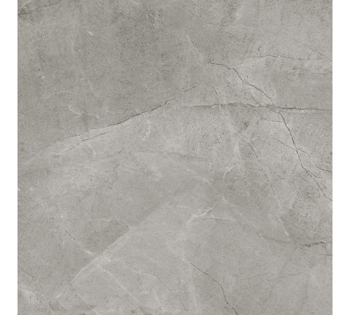Керамогранит Alma Ceramica GFU6060RKL77R Rock Line 60x60 серый глазурованный матовый / карвинг / противоскользящий под камень