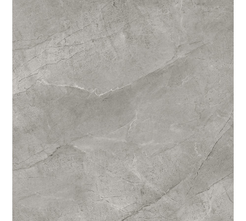 Керамогранит Alma Ceramica GFU6060RKL77R Rock Line 60x60 серый глазурованный матовый / карвинг / противоскользящий под камень
