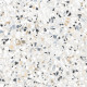 Керамогранит Alma Ceramica GFU6060TRZ07L Terrazzo 60x60 белый / бежевый лаппатированный под камень / терраццо