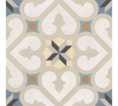 Керамогранит New Trend GP2020DGA11 Design Art Damask 20x20 микс матовый с орнаментом