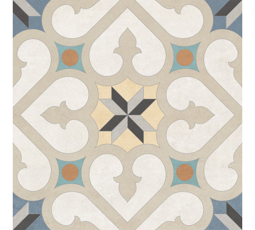Керамогранит New Trend GP2020DGA11 Design Art Damask 20x20 микс матовый с орнаментом