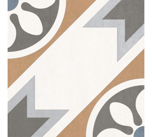 Керамогранит New Trend GP2020DNN01 Design Art Bruno 20x20 микс матовый с орнаментом