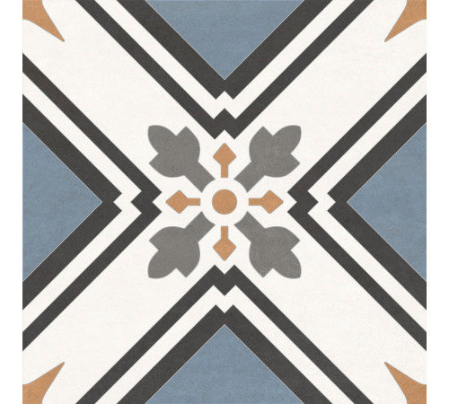 Керамогранит New Trend GP2020DNN23 Design Art Dante 20x20 микс матовый с орнаментом