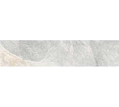 Керамогранит Delacora GP2090SNN05L Santorini Gris 20x90 серый лаппатированный / рельефный под камень