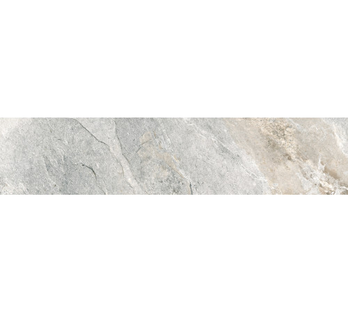 Керамогранит Delacora GP2090SNN05L Santorini Gris 20x90 серый лаппатированный / рельефный под камень