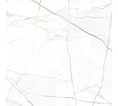Керамогранит New Trend GP40SAM00L Sanremo White 60x60 белый лаппатированный под мрамор