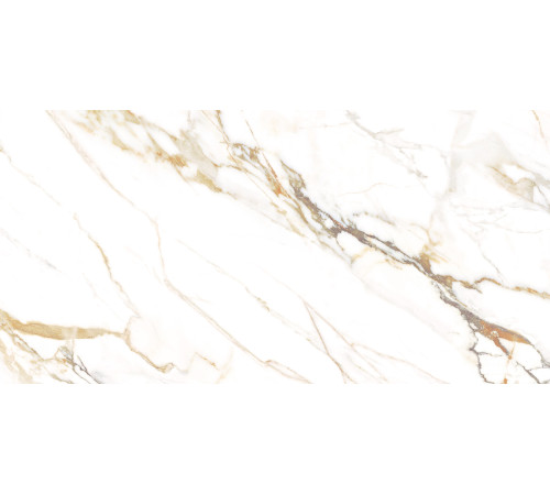 Плитка настенная Detroit Calacatta Gold WT9DET11 249x500x8.5 Глянцевая