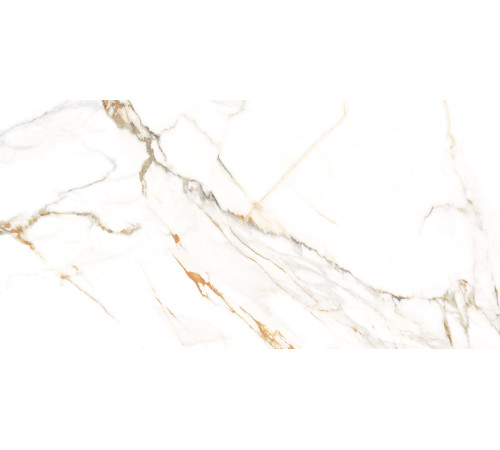 Плитка настенная Detroit Calacatta Gold WT9DET11 249x500x8.5 Глянцевая