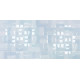 Плитка настенная Twist Azul WT9TWS03 249x500x8.5 Глянцевая