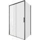 Душевой уголок Aquanet Pleasure Evo 120x100 AE65-120x100-BT профиль черный, прозрачное стекло