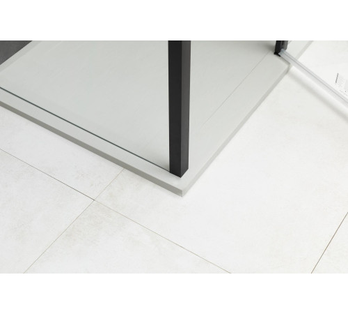 Душевой уголок Allen Brau Priority 140x100 3.31036.BBA + 3.31048.BBA черный браш