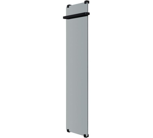 Полотенцесушитель электрический Allen Brau Infinity 180x44 с рейлингом и креплением, черный браш