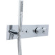 Смеситель для ванны Allen Brau Liberty 5.33010-00 (с внутренней частью, 2 хода) хром