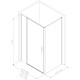 Душевой уголок Allen Brau Priority 120x90 3.31032.BA + 3.31044.BA серебро браш