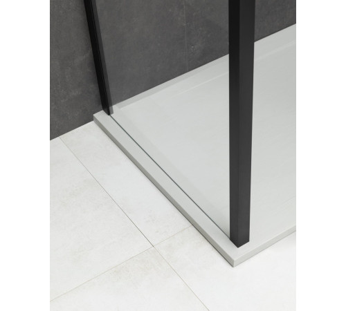 Душевой уголок Allen Brau Priority 120x90 3.31033.BBA + 3.31045.BBA черный браш
