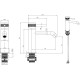Смеситель для раковины Allen Brau Priority 5.31A01-MG графит браш