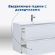 Тумба под раковину Aquanet Арт 75 белый матовый