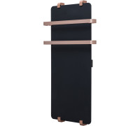 Полотенцесушитель электрический Allen Brau Infinity 140x44 с рейлингом 2.0 и креплением, медь браш