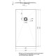 Душевой поддон Aquanet Pleasure 160х90 серый