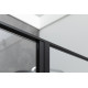 Душевой уголок Allen Brau Priority 120x80 3.31033.BBA + 3.31042.BBA черный браш